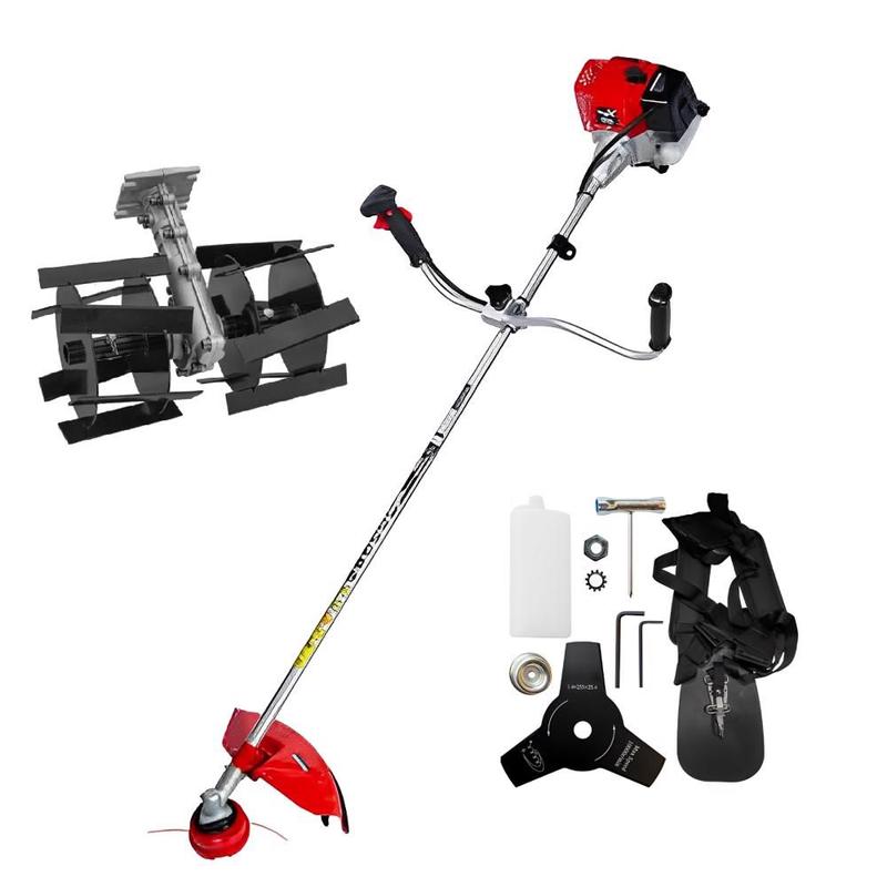 Roçadeira Toyama TBC52x Premium 52cc com Enxada Rotativa - Enxada